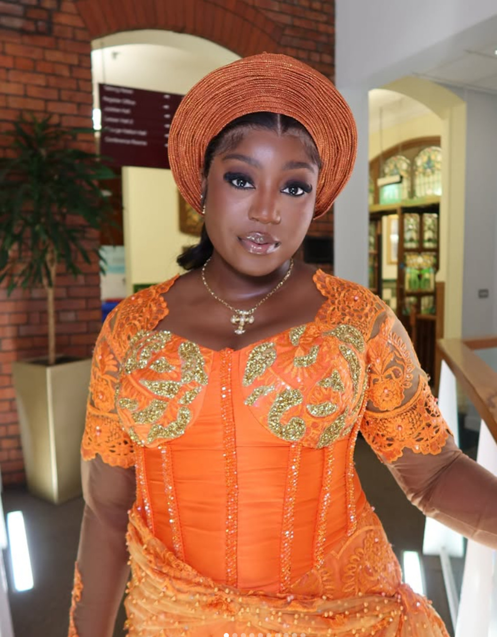 Portrait of Morayo, the makeup artist behind Makeup by Morayo in Manchester